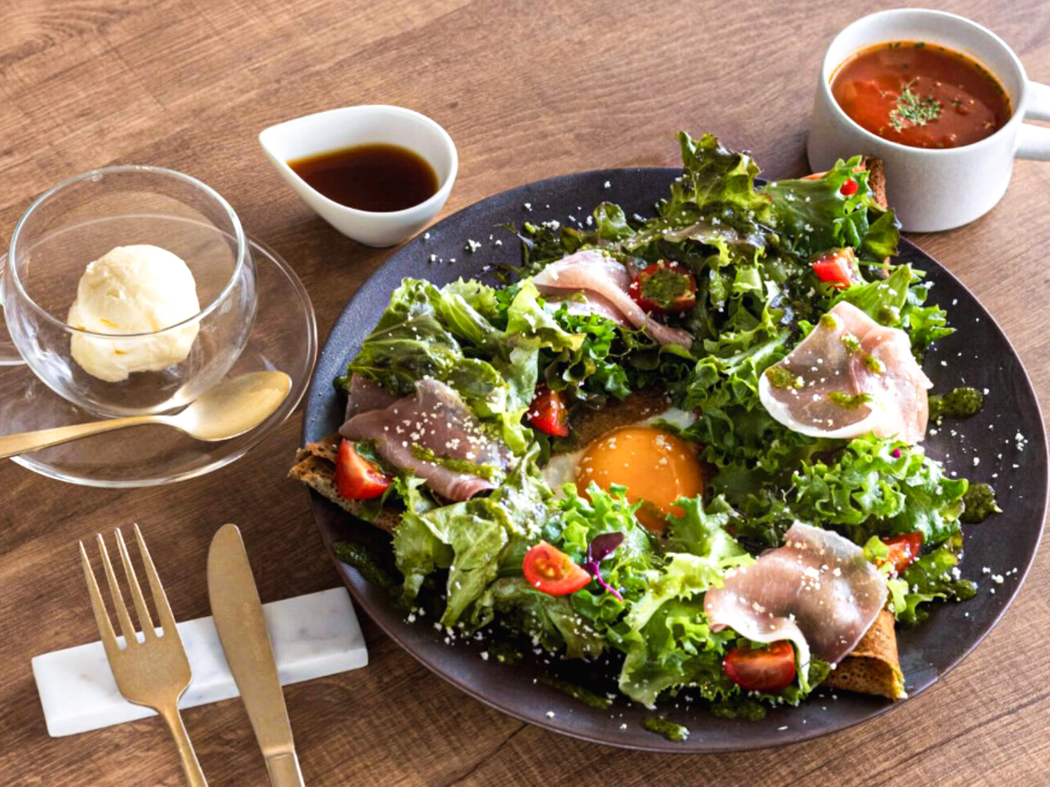 ガレット、アフォガート